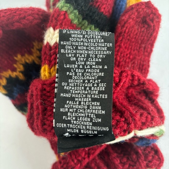 Hand knit winter mittens - Picture 6 of 8